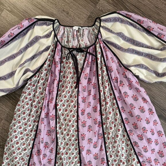 RHODE Pink and Cream Patterned Dress - Picture 3 of 11